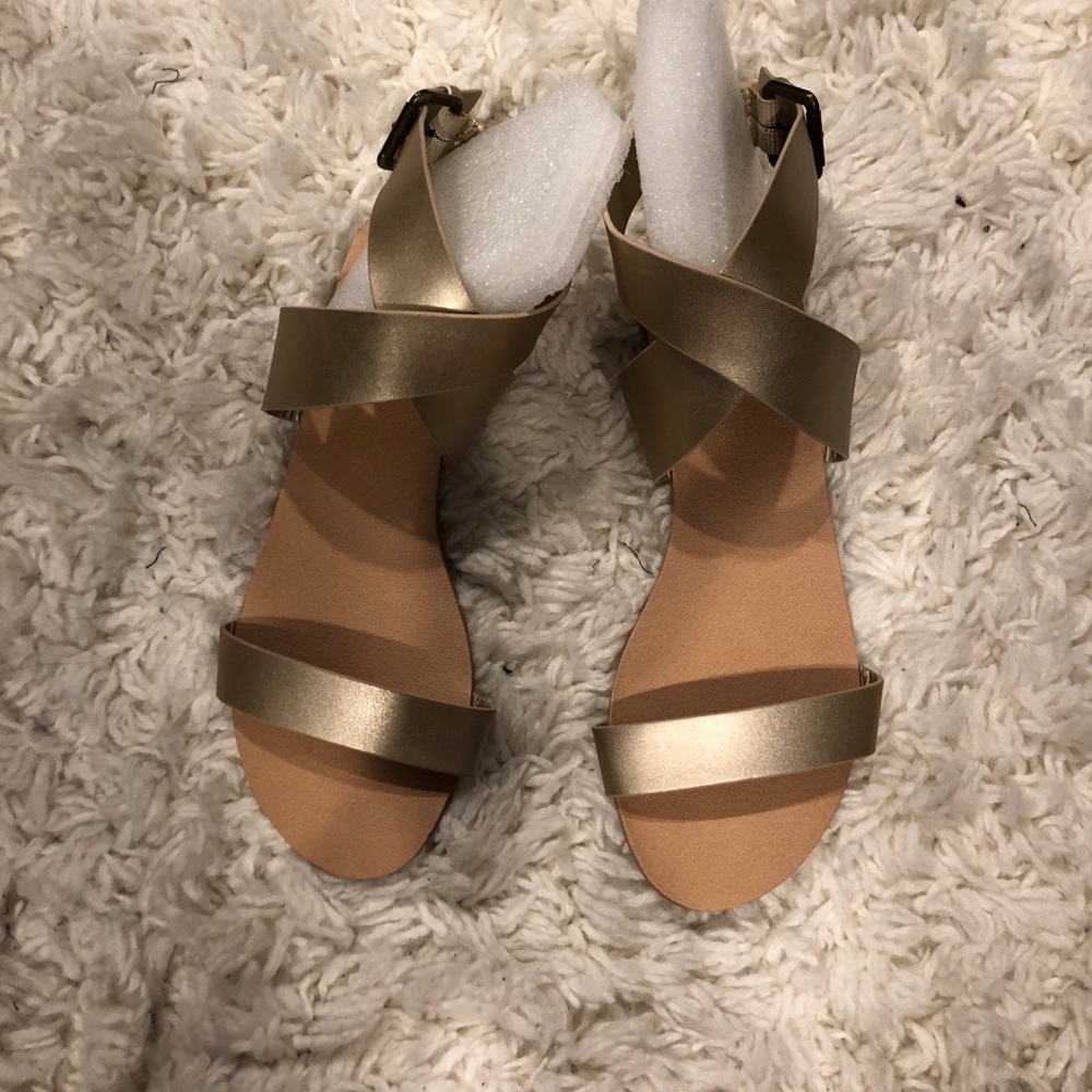LOFT ankle wrap sandal